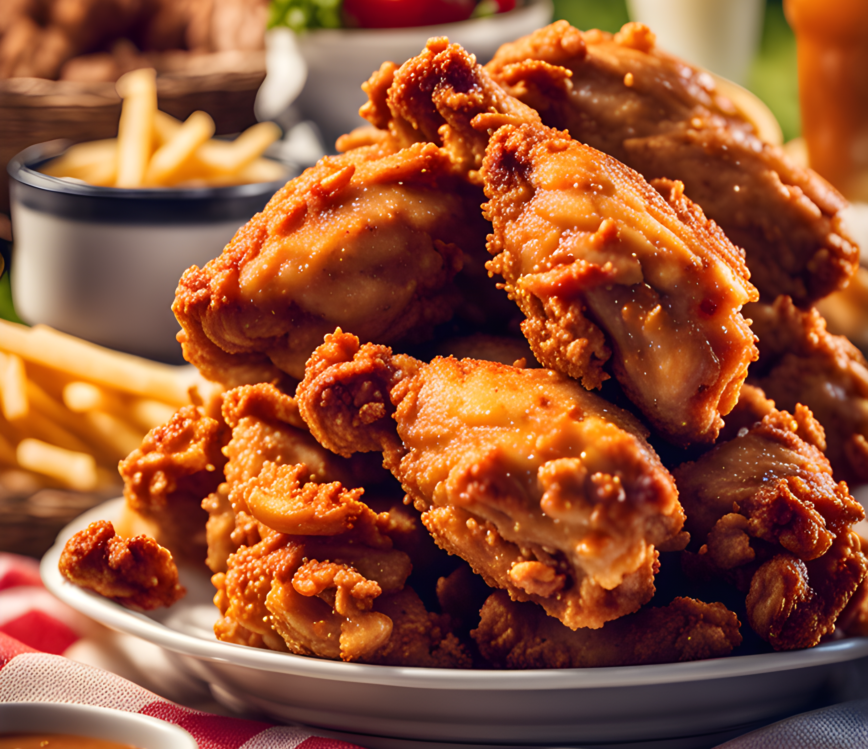 Fried chicken strips in nilakottai